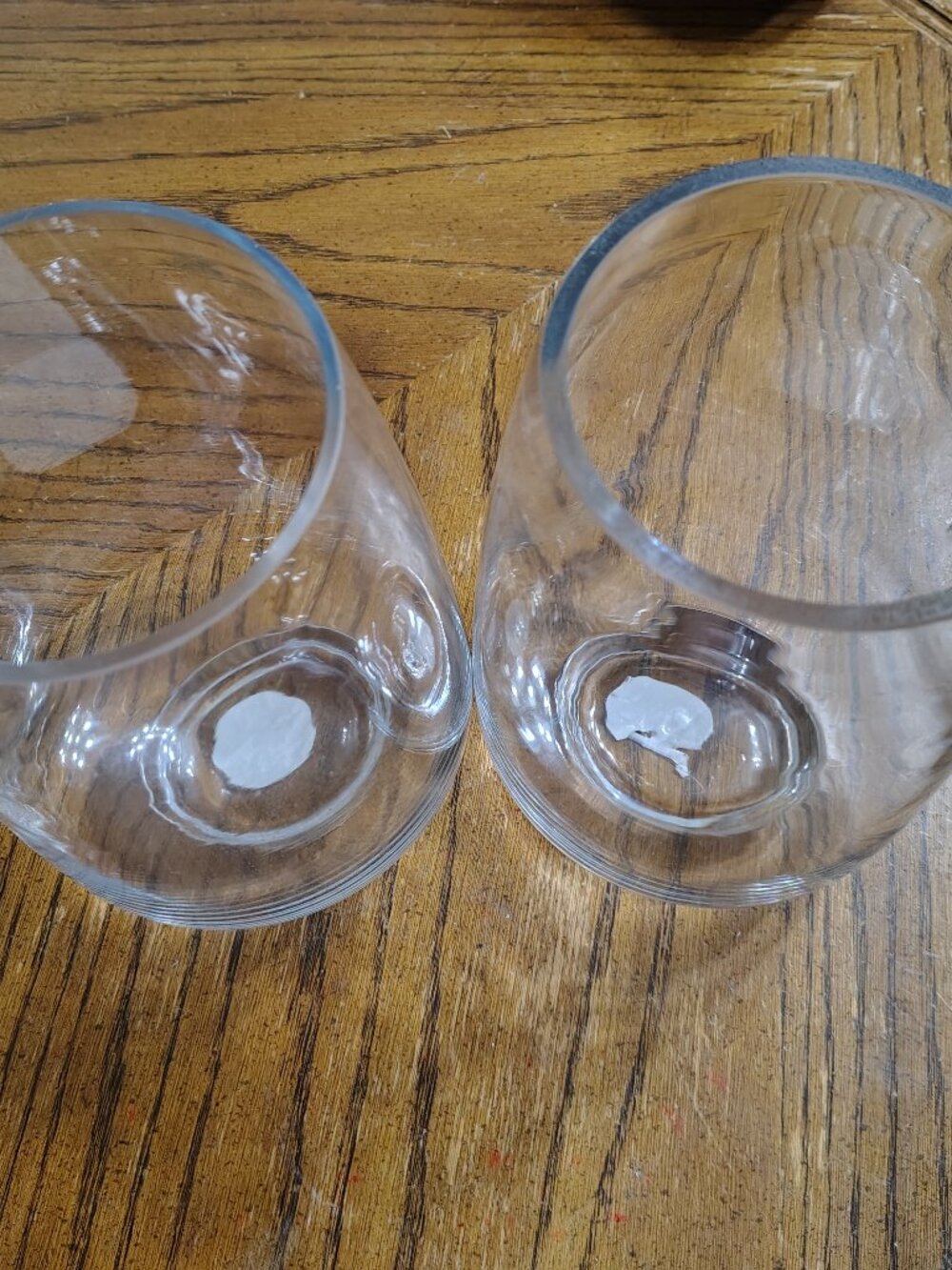Two Hurricane Candle Holders